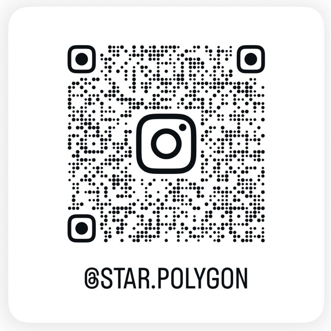 Star polygon 公式Instagram QRコード